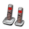 Amplicomms 1200 Dual intercom plus PTCL Wireless landline Phone BOX PACK with Rechargeable Cells (04). 