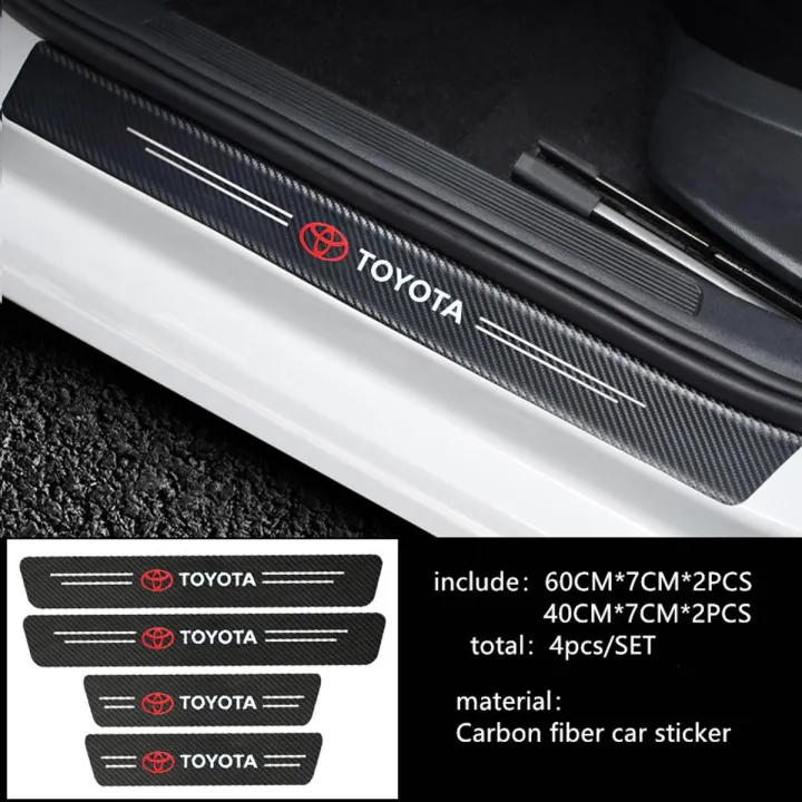 Pack%20of%204%20Universal%20Car%20Door%20Side%20Step%20Threshold%20Sticker%20Carbon%20Fiber%20For%20Honda%20Suzuki%20Toyota%20-%20Image%204