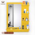 Woodland Studio Elegant Wall-Mounted Vanity Mirror with Multi-Shelf Organizer Wood land Fabulous DIY Wall Mounted Dressing Table / Wall Mirror With Shelf. 