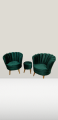2 Modern Sofa Flower Designe Two Seater Green valvet Colour With 2 cousion free {Special Offer available}. 