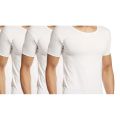 Hinz Men's Short Sleeves Vest Pack of 3 Premium Cotton. 