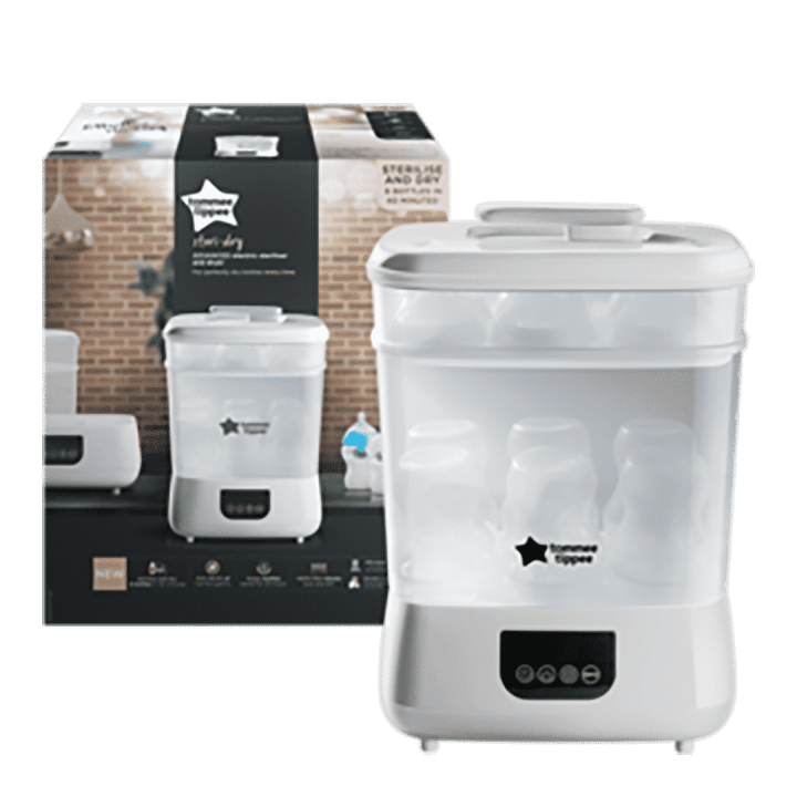 Tommee Tippee Advanced Steri-Dry Electric Steriliser and Dryer for Baby Bottles and Accessories