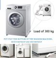 Washing Machine Base Mini Fridge Stand Heavy Duty Expandable Appliance Roller with Brake Mobile Cart Adjustable Trolley Furniture Dolly Mover for Washer Dryer Refrigerator 2 PCS Color White. 