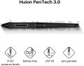 HUION Kamvas Pro 16 Plus 4K UHD Graphics Drawing Tablet with Screen Full Laminated 145% sRGB Art Tablet with Battery-Free Stylus, 15.6-inch Drawing Monitor Work with Linux, Windows PC, Mac, Android. 