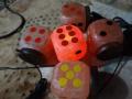 Ludo Dice Shaped Natural Himalayan Salt Lamp. 