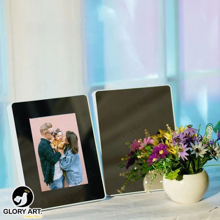 Glory Art-Your Memories with a Magic Mirror Photo Frame and LED