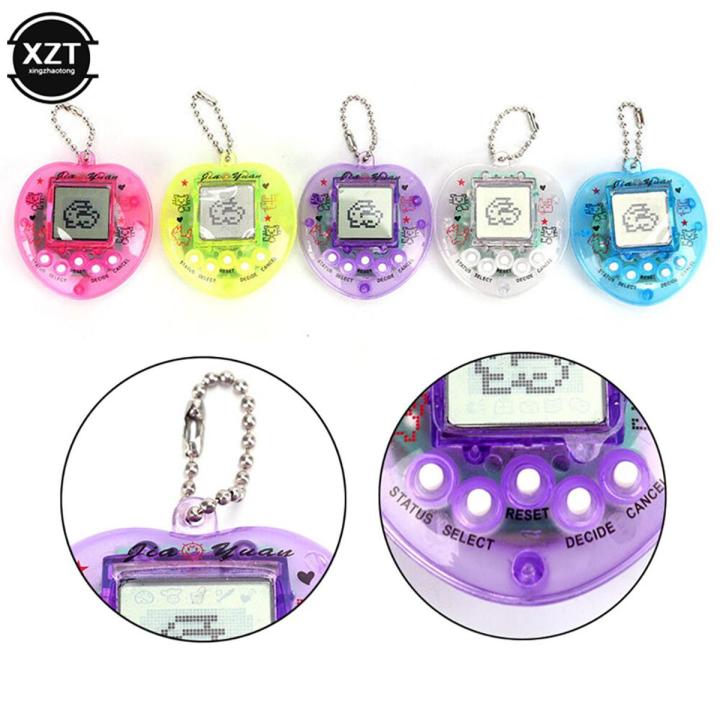 【HOT】 1Pcs Transparent Electronic Pets Tamagotchi 90S Nostalgic 49 Pets In One Virtual Cyber Digital Pet Toy Pixel Funny Gift Play Toy
