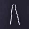 1pc r shape preformed bte earmold hearing aid tubes tubing with tube lock. 