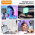 Plokama U80 Pro Portable RGB LED Light Photography Lamp Video Light for Mobile RGB LED on-Camera Video Pocket Light 4.5W Color Temperature 3000K-99000K with Magnetic Attraction Rechargeable Action Cameras Video Shooting YouTube Tiktok Video Conferencing. 