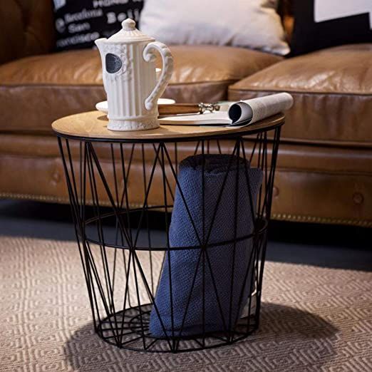 Large%20METAL%20WIRE%20REMOVABLE%20WOOD%20TOP%20FOLDABLE%20ROUND%20COFFEE%20SIDE%20TABLE%20STORAGE%20BASKET%20ONE%20PICE%20-%20Image%202