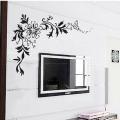 Black Corner Wall Sticker. 
