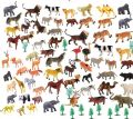 85 pcs - Complete pack High Quality Dinosaur Wild Animal Zoo Set with tree and track Toys For Kids. 