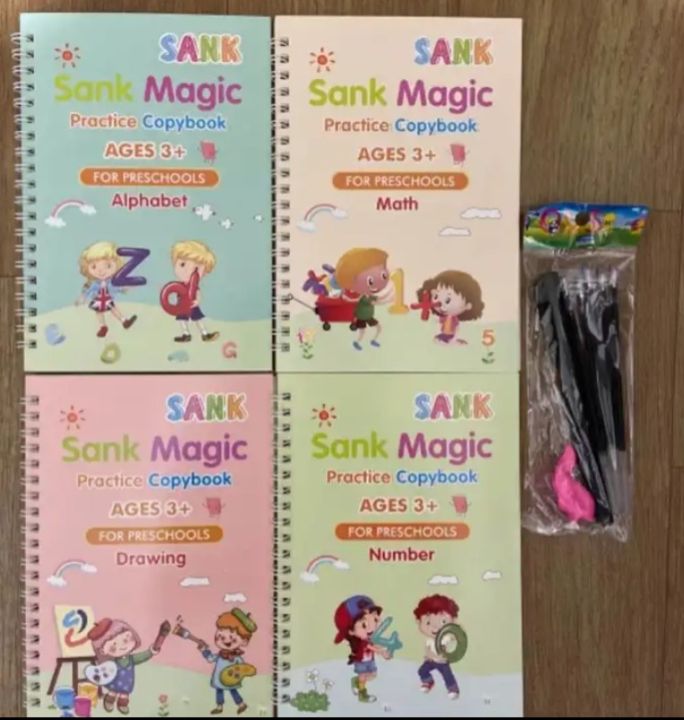 Sank%20Magic%20Practice%20Copybook%20(4%20Books%20+%20Magic%20Pen)%20Sank%20Magic%20Book%20for%20Montessori%20Children%20Tracing%20Handwriting%20First%20Preschool%20Baby,%20Reusable%20-%20Number%20&%20Letter%20Tracing%20Books,%20Learning%20Books%20for%20Kids%20-%20Image%203