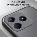 For Realme C63 Soft Skin Feeling Case Available in Five Colors for Realme C 63 Bare Metal Feel Edge Heightened Protection Anti-Drop Phone Case. 