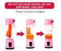USB Juicer Cup, Portable Juice Blender, Household Fruit Mixer - Six Blades, Fruit Mixing Machine. 