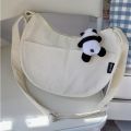 Korean Corduroy Shoulder Bag Women Sling Bag Crossbody Bag Mutil Pocket College Student Messenger Bag Casual Bag.