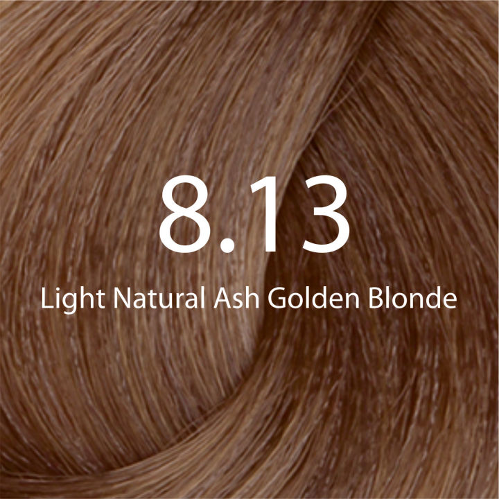 Eazicolor Professional Hair Color Tube 8.13 Light Natural Ash Golden Blonde