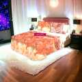 King Size Double Bedsheet Cotton Pure Cotton Multiple Color. 