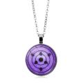 Sharingan Eye Necklace Uchiha Sasuke Kakashi Mangekyou Rinnegan Eyes Glass Pendant Anime Necklace for Men Women Jewelry Cosplay. 