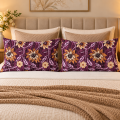 2 PCS  Pillow Cover Set 19 x 29 inch with Flap and piping | 100% PURE COTTON | PRINT & DYED | NO FADE | ENVELOPE CLOSURE | TAKYA COVER. 