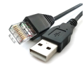 USB To RJ50 Console Cable AP9827 for APC Smart UPS 940-0127B 940-127C 940-0127E with Molded Strain Relief Boot,1.8M. 