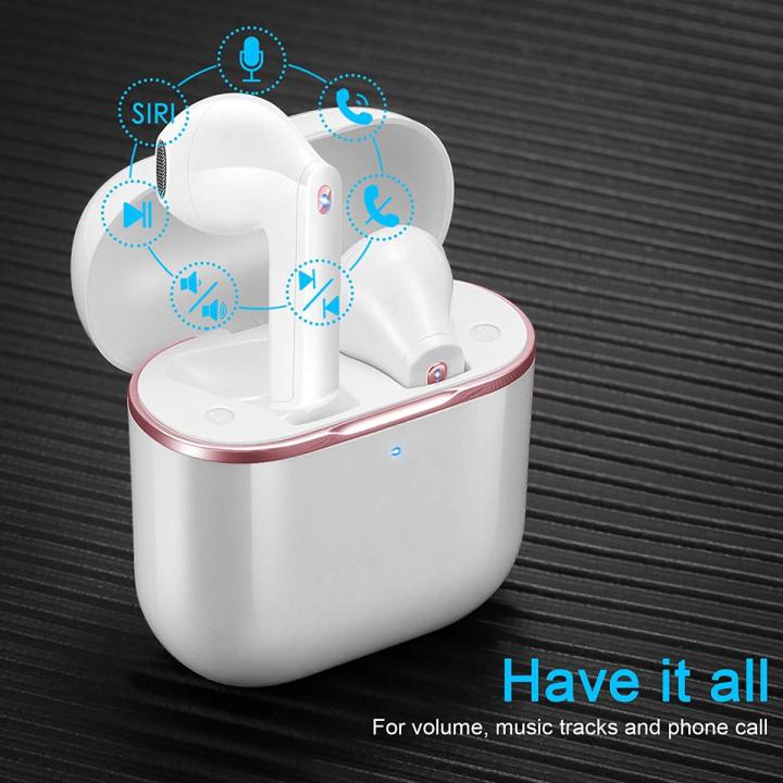 yobola Wireless Earbuds, Wireless Headphones, IPX5 Waterproof Wireless earbuds Touch Control, Bluetooth 5.1 Earbuds, 25 Hrs with USB-C Charging with Running