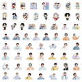 60pcs Korea Kpop Team Bangtan Boys Deco DIY Kawaii Stickers For Car Helmet Gift Box Bicycle Guitar Decal Notebook Skate Computer. 