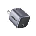UGREEN 90902 NEXODE USB-C 20W GAN Fast Charger (Gray) US Plug. 