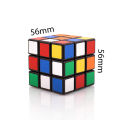 Rubik cube 3x3 56mm smooth, light-up sticker Mind Game. 