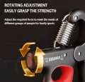 Automatic Counting Hand Gripper Adjustable Resistance Automatic Counting Non-Slip Hand Grip Strength Trainer Fingers Wrist Forearm Exerciser Workout Gear Home Gym Exercise Equipment Hand Gripper 5-60KG Automatic Non-Slip hand strengthen. 