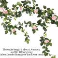 Artificial Rose Vines Artificial Floral Garland for Reception Office Wedding Engagement Ceremony. 