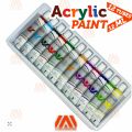 Acrylic Color Set 12 Colors 12 ml Water Based Acrylic Paint, QIAN SE BABY Acrylic Paint 12 Tube Set - 12ml. 