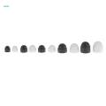 10x10pcs M6 Black Dome Bolt Nut Protection Caps Cover Hexagon Screws M8x14mm. 