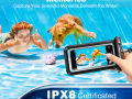 Hiearcool Waterproof Phone Pouch, Waterproof Phone Case for iPhone 14 13 12 11 Pro Max XS Plus Samsung Galaxy With Case Friendly, IPX8 Cellphone Dry Bag Beach Essentials for Cruise Travel. 