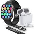 W26 pro max smart watch, with airpods 2 starps giftpack 1.54" IPS display smart watch. 