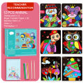PinShang Magic Art Stickers Creative DIY Cartoon Transfer Painting Paper. 