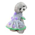 Dog Princess Dress Breathable Lovely Small Girl Dog Clothes. 