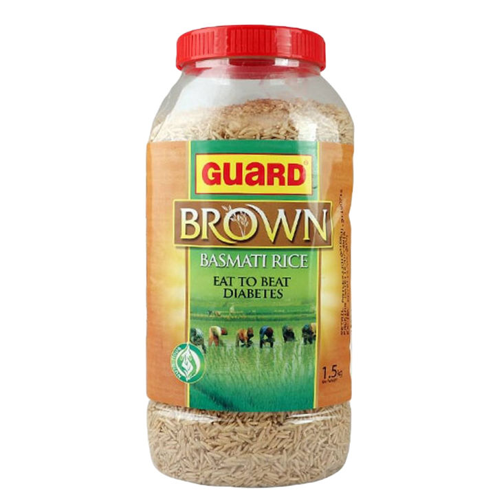 Guard Brown Basmati Rice 1.5Kg Jar