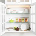 Fast Forward Stackable Tea Bag Organizer with Clear Lid - Ideal for Countertops, Kitchen Cabinets, and Pantry - Versatile Tea Bag Holder for Sweeteners and More (Clear). 