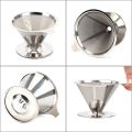 Pour over Coffee Dripper Reusable Drip Cone Coffee Filter Portable Pour over Coffee Maker Home Office Camping. 
