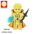 Lego Minifigures Naruto Series Vorta Naruto Qiki Kakashi Assembled Children's Toy with Building Blocks Toys. 