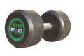 (Single Dumbbell Select Quantity 2 for pair) Rubber  Dumbbell Fitness Home Gym Home Exercise Dumbbell. 