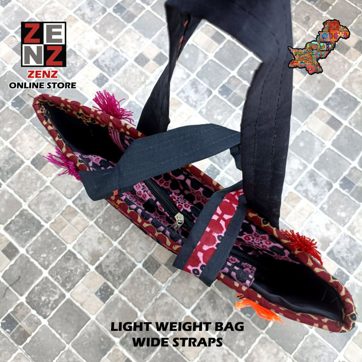 Pakistani%20%20SIndhi%20Traditional%20Cultural%20Wear%20Embroidered%20Hand%20Shoulder%20Bag%20Purse%20Multicolour%20Embroidery%20%20ZENZ%20Handmade%20Patchwork%20Ajrak%20Tote%20-%20Image%205