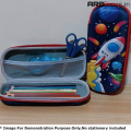 Astronaut and Space Theme Pencil Case – Cute Zipper Pouch for Kids & School. 