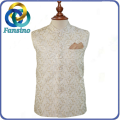 Embroidered Off-White Waistcoat By Fansino | Wedding Speacial | Fancy Embroidered Waist Coat For Men. 