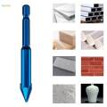 Crooked Tip Eccentric Drill Bit Durable Hex Shank for Ceramic Metal Cement. 