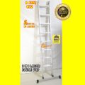 Almunium Folding Ladder 8 Feet Heavy Duty Double Step Ladder. 