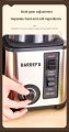 Bardefu Durable German Powerful Blender 3in1 9500w Power Full Motor 25L Large Capacity Unbreakable Jug 1000ml+700ml Chopper Multifunctional Blender for Smoothie Milkshake Ice Maker Crusher Electric Grain Grinder 15 Rotating Speeds Vintage Juicer |SILVER|. 