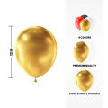 Happy Birthday Letter Banner Balloon Set of (Black)+ 3pc Golden Fringe Curtain (3x6 Feet) + HD Metallic Balloons (Black, Red,Gold and Silver) Pack of 60 + 4 Star Balloon(Red,Gold) + 2 Heart Balloon(Red) + Multipurpose Ribbon + 1pc Fairy. 