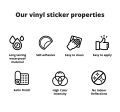 1 piece NEW Peeking Monster Car Sticker vinyl decal decorate sticker Waterproof Fashion Funny Car Styling Accessories. 